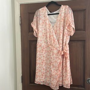 All in Favor wrap dress size XL